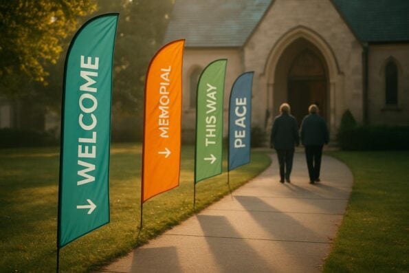 How to Design Custom Feather Flags for Church Events: A Compassionate Guide