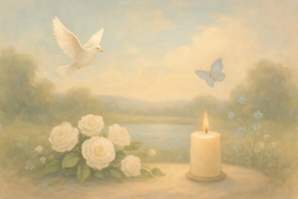 How to Make a Memorial Slideshow With Photos and Music: A Step-by-Step Guide for Honoring Your Loved One - peaceful and comforting visual