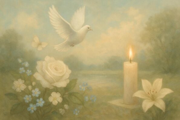 How to Upload Print Ready Artwork for Funeral Programs: A Step-by-Step Guide for Families and Funeral Directors - peaceful and comforting visual