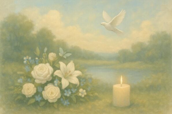 How to Write an Obituary That Celebrates a Life Well-Lived - peaceful and comforting visual