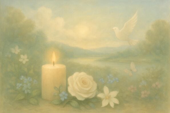 How to Write an Obituary for a Private Person: A Gentle Guide for Respectful Tributes - peaceful and comforting visual