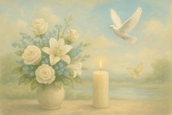 King James Version Psalms for Traditional Funeral Readings: Comfort, Tradition, and Timeless Words - peaceful and comforting visual
