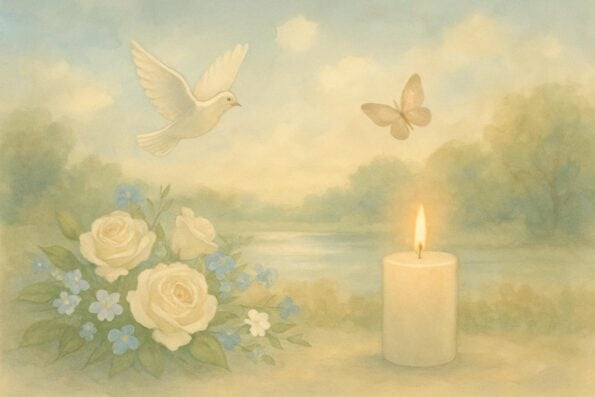 Obituary Templates for Different Faith Traditions and Cultures: Honoring Every Legacy - peaceful and comforting visual