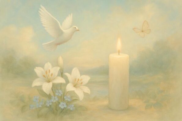 Ordering Funeral Programs Online for Different Religious Traditions: A Compassionate Guide - peaceful and comforting visual