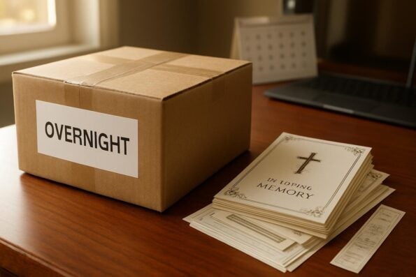 Overnight Funeral Printing: How Fast Can You Get Programs Shipped?