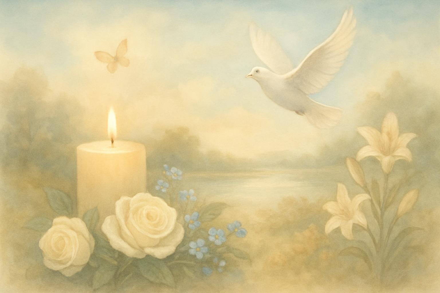 Sample Obituary Wording with Scripture for Memorial Printing ...