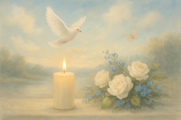 Short Eulogy for a Grandparent: Simple Templates and Quick Tips - peaceful and comforting visual