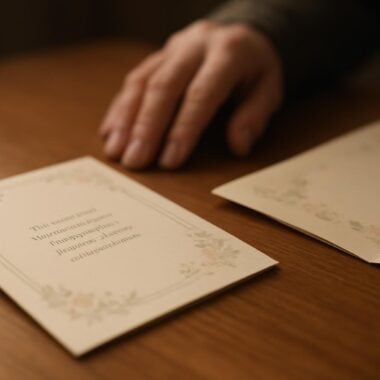 Short Funeral Poems for Memorial Cards and Programs: Comfort in Few Words