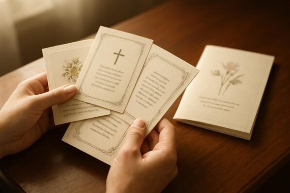 Short Funeral Poems for Memorial Cards and Programs: Comfort in Few Words