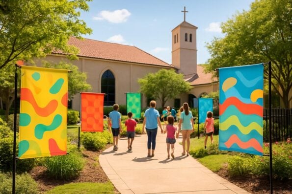Vacation Bible School Outdoor Decorations: Flags, Banners, and More
