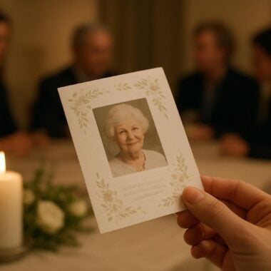 What Do You Put on the Back of a Memorial Card? A Compassionate Guide for Families
