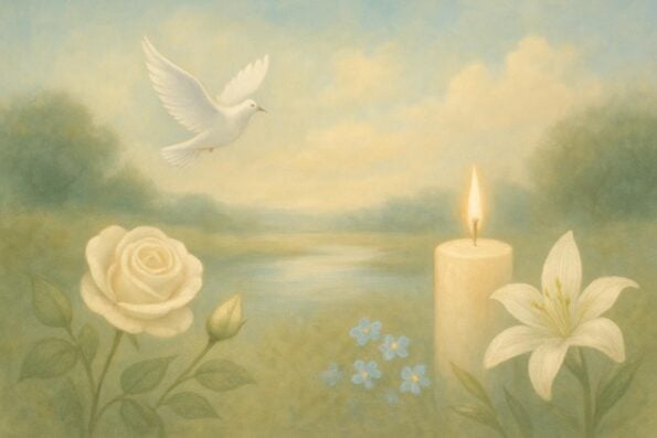 What Is Linen Paper? Texture and Finish Options for Elegant Funeral Printing - peaceful and comforting visual