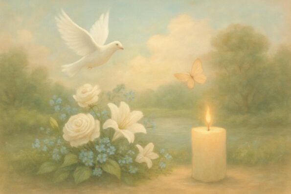 What Makes a Good Funeral Program Photo for Older Loved Ones: A Compassionate Guide - peaceful and comforting visual