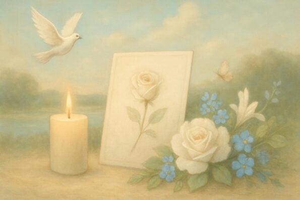 What to Do With Extra Memorial Cards After a Funeral: Compassionate Solutions for Surplus Keepsakes - peaceful and comforting visual
