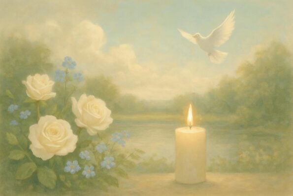 What to Leave Out of an Obituary: Sensitive Details and Privacy - peaceful and comforting visual