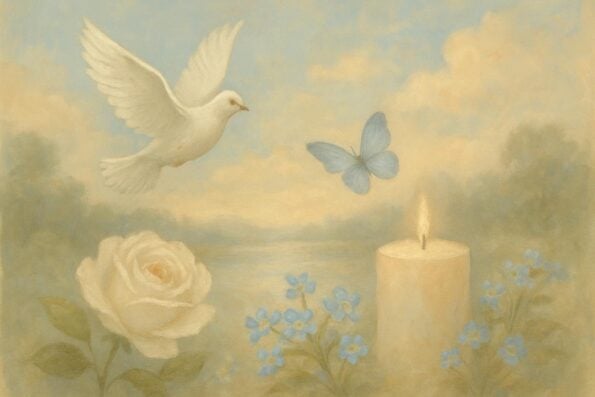 What to Write When Gifting a Funeral Program Keepsake: Meaningful Messages for Lasting Comfort - peaceful and comforting visual
