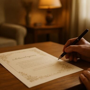 What to Write in a Funeral Program Acknowledgment: Family Thank You Wording & Examples