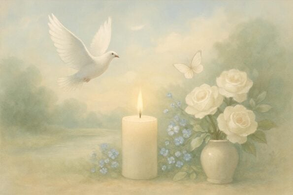 What to Write in a Sympathy Card for a Coworker: Professional, Empathetic, and Thoughtful Guidance - peaceful and comforting visual