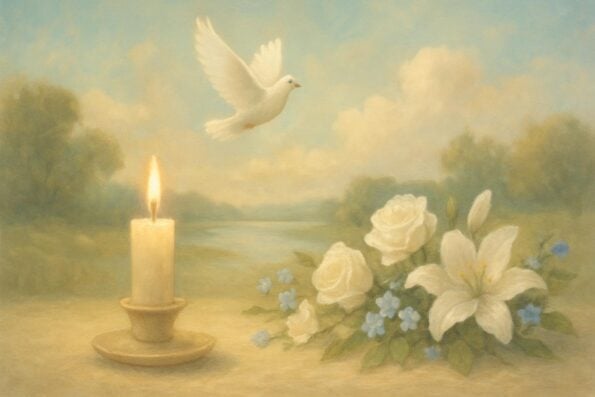 Which Funeral Program Size Fits Most Services? Finding the Best Funeral Program Size for Your Loved One’s Memorial - peaceful and comforting visual